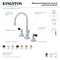 Kingston Brass KS2988PKL Duchess Widespread Bathroom Faucet W/ Brass Pop-Up, Nickel KS2988PKL - alternate 2